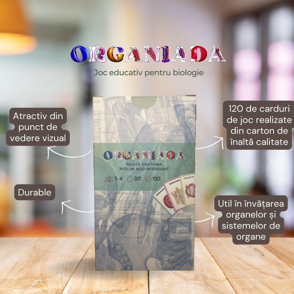 Organiada - joc educativ pentru biologie