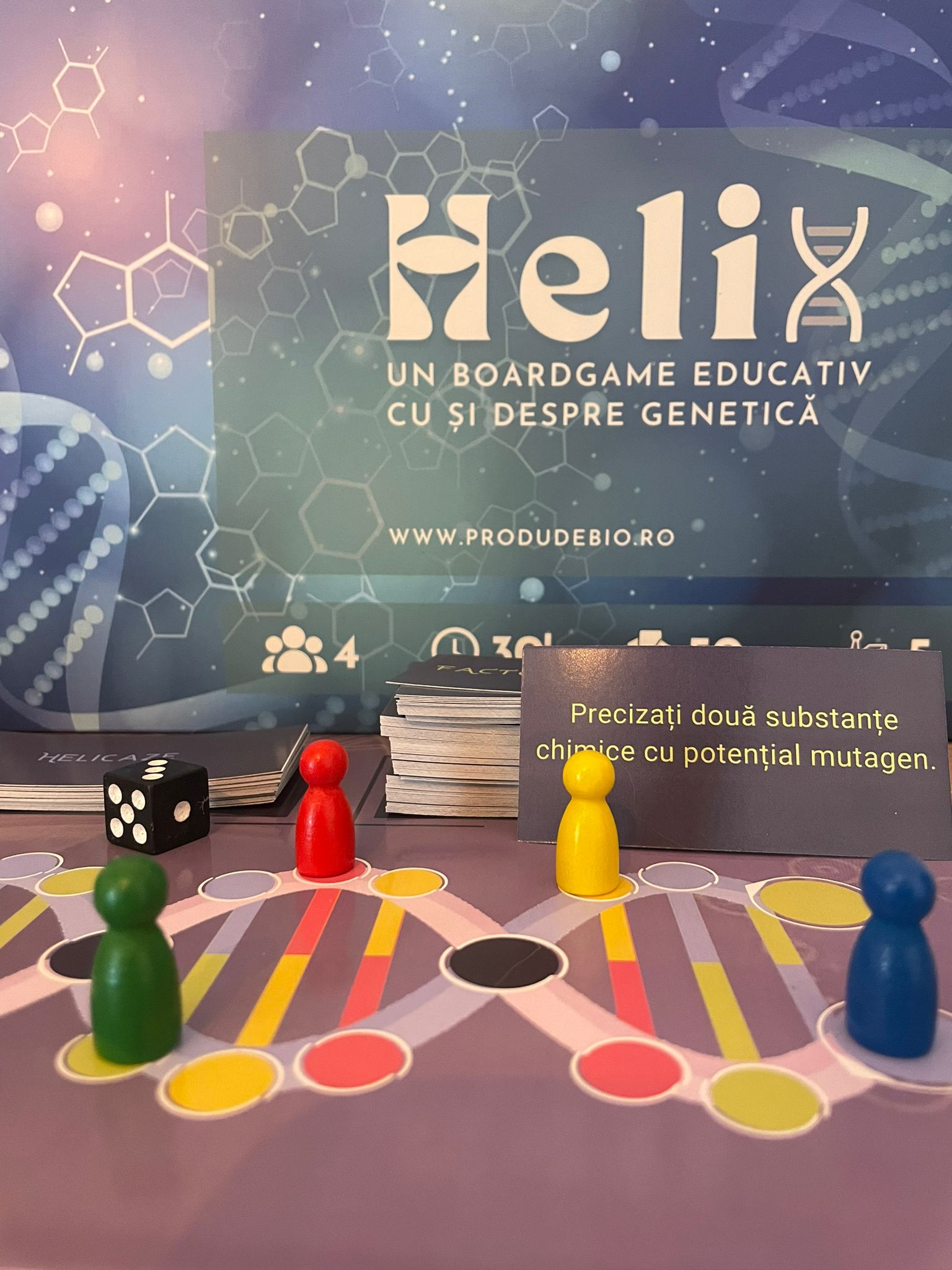 HELIX - joc educativ genetică 