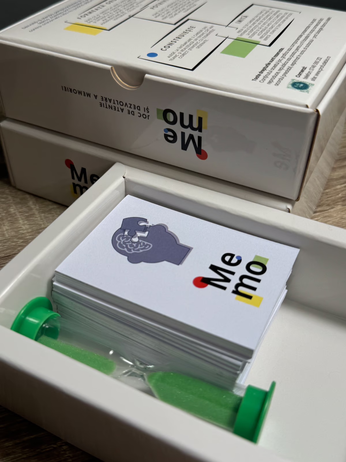Pachet MEMO - 4 jocuri educative de atenție și memorare 