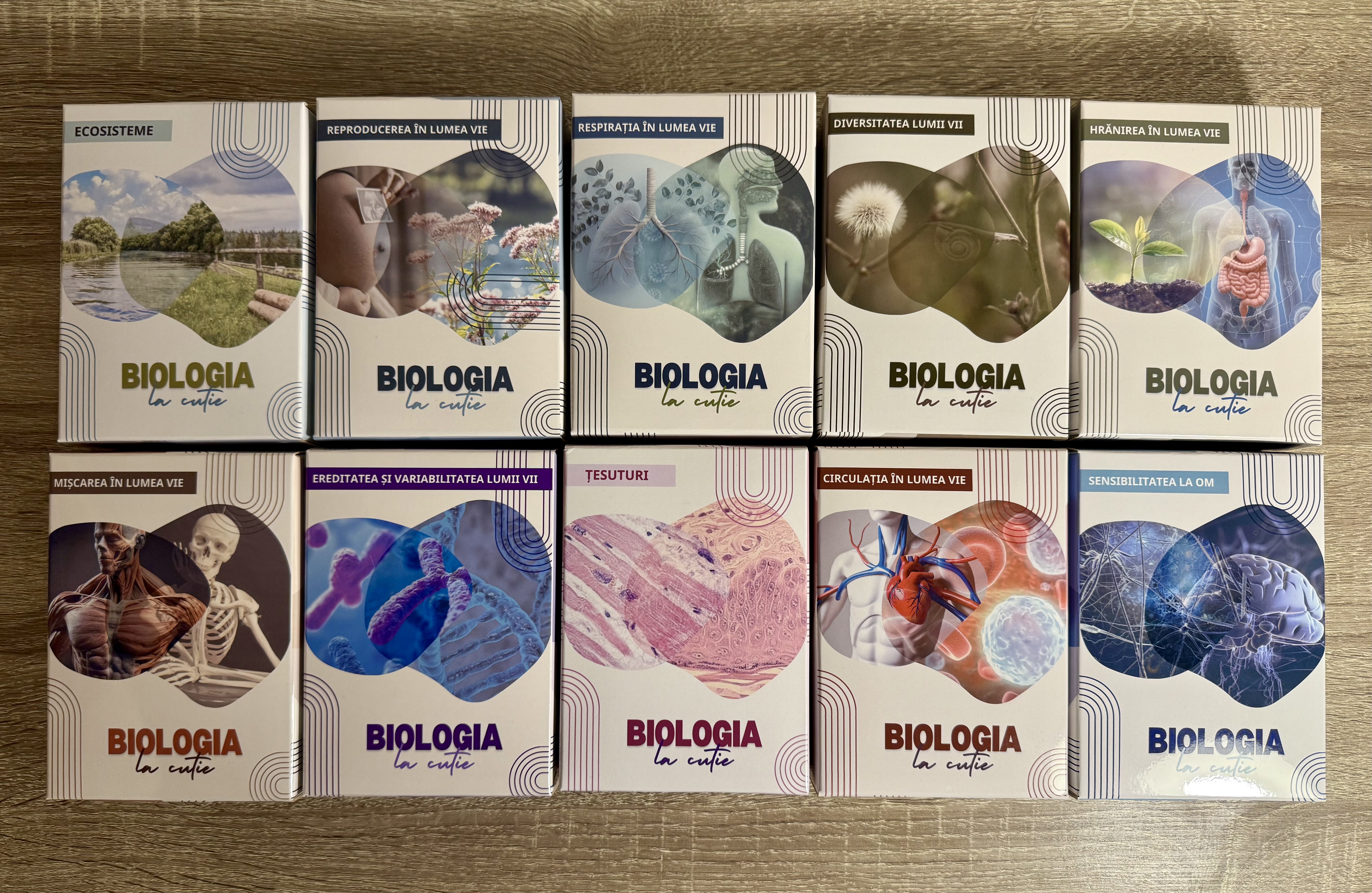 Pachet 10 jocuri educative - Biologia la cutie