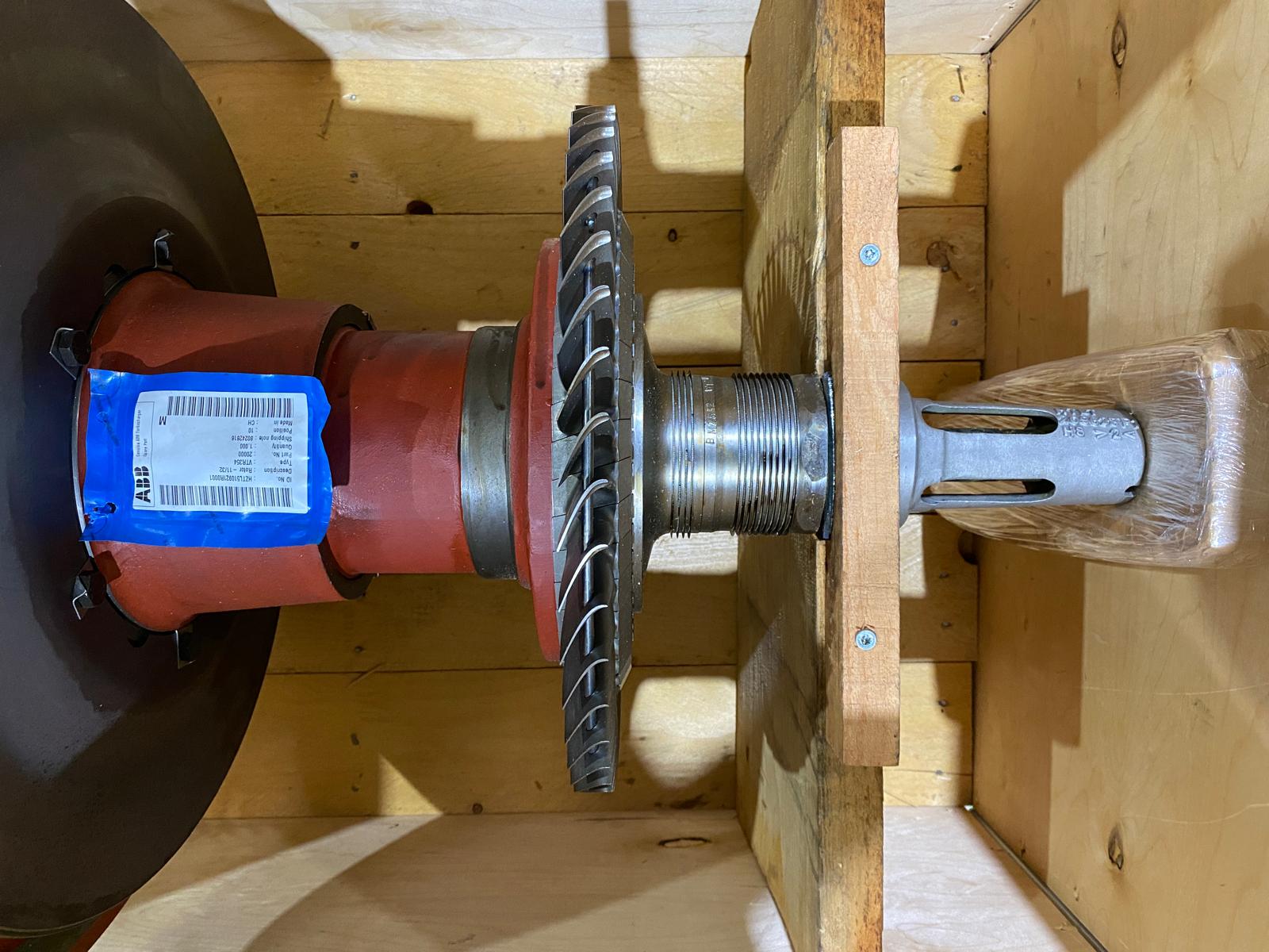 Complete Rotor 11 / 32 Turbo Compresor ABB Type VTR 354  (NEW)