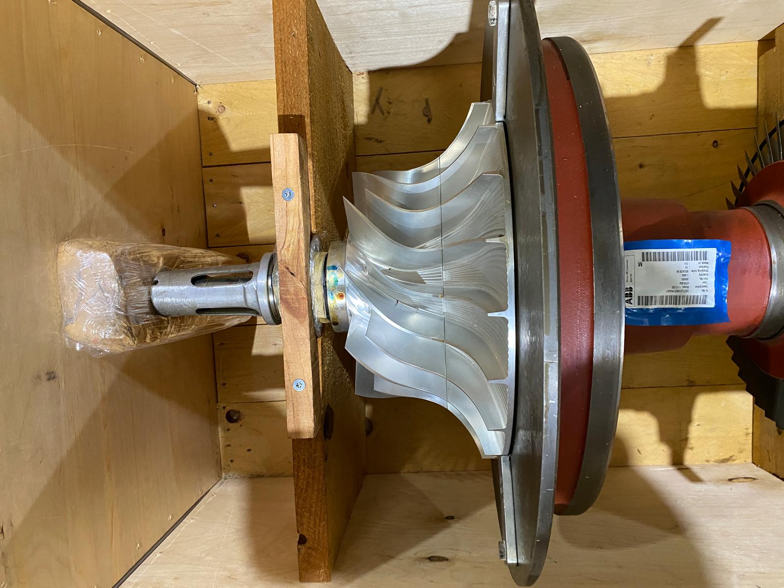 Complete Rotor 11 / 32 Turbo Compresor ABB Type VTR 354  (NEW)