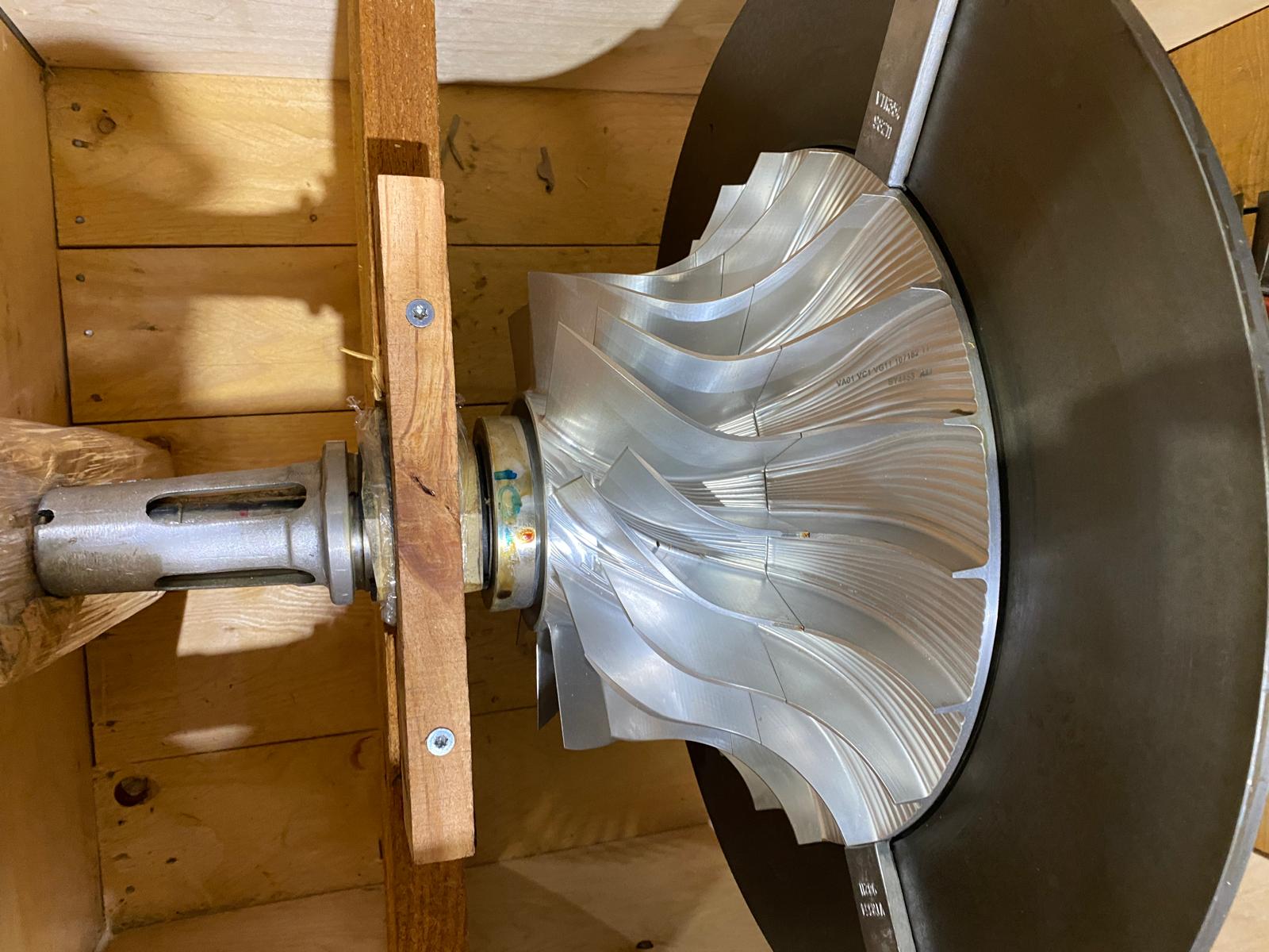 Complete Rotor 11 / 32 Turbo Compresor ABB Type VTR 354  (NEW)