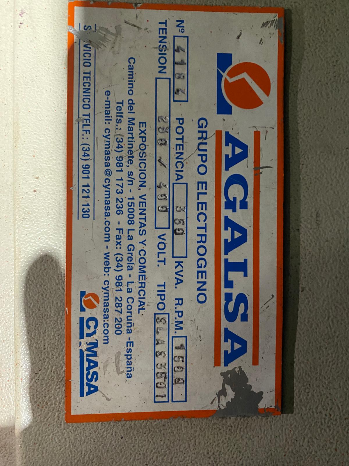 GENset Scania 350 KVA