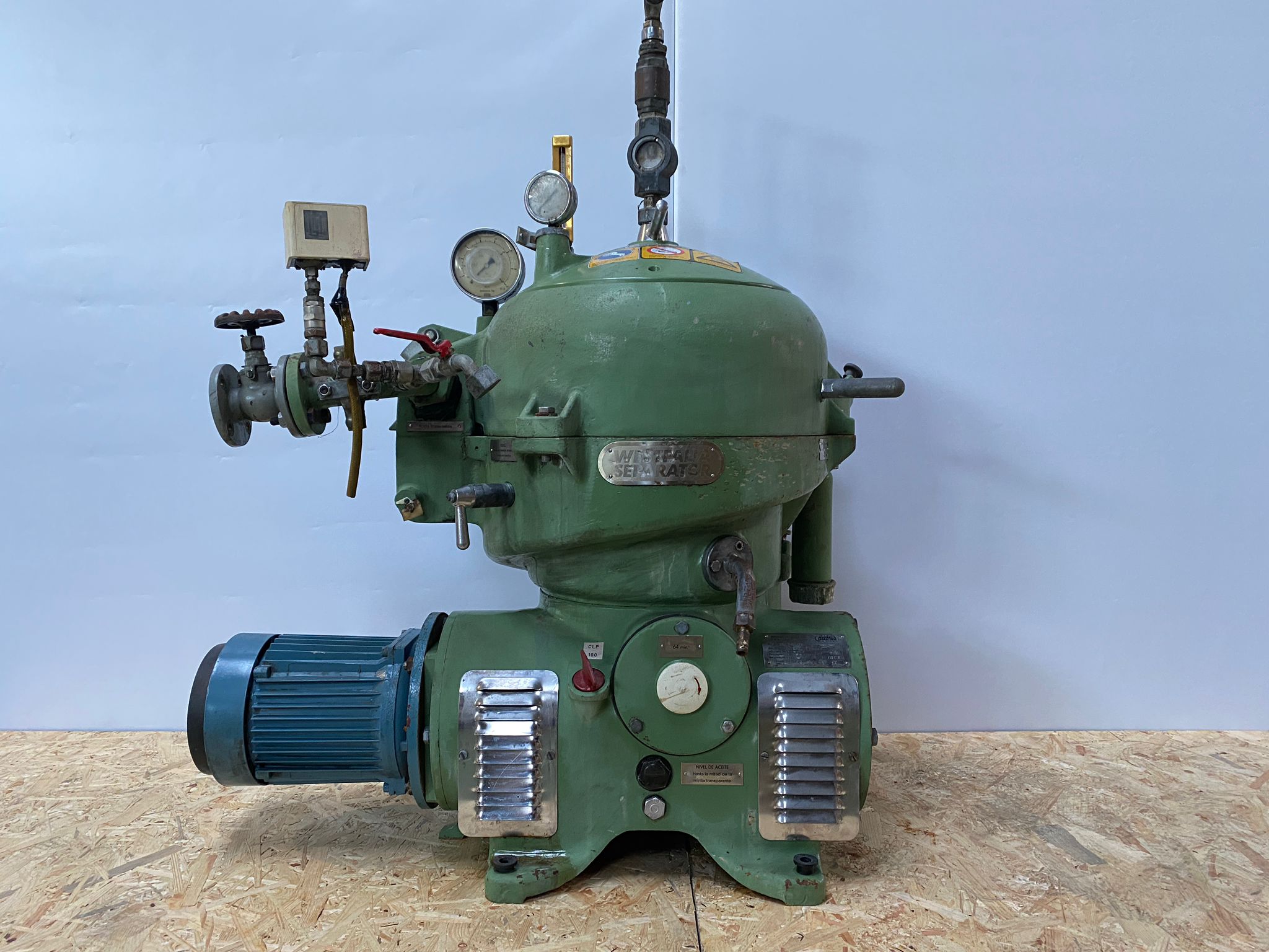 Westfalia Separator for Wärtsila (RUNNING CONDITIONS)