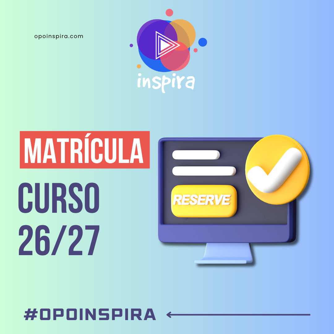 Matrícula curso 26/27