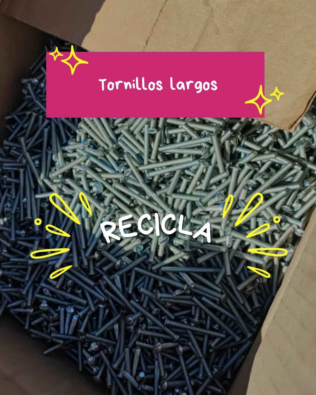 Tornillos, Bulones, Tuercas y Arandelas | Eco Reciclar Córdoba
