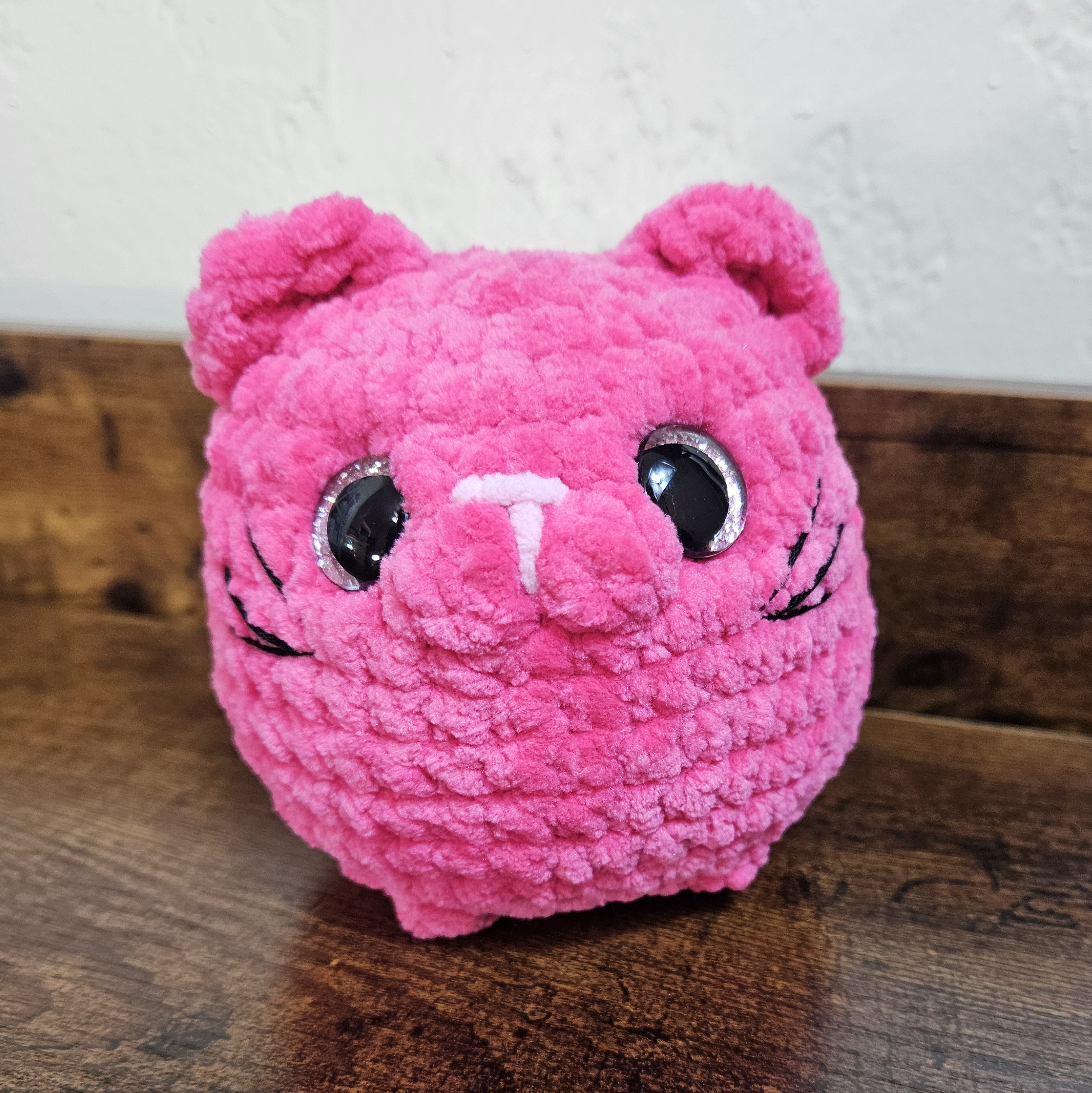 Pink Cat Plushie
