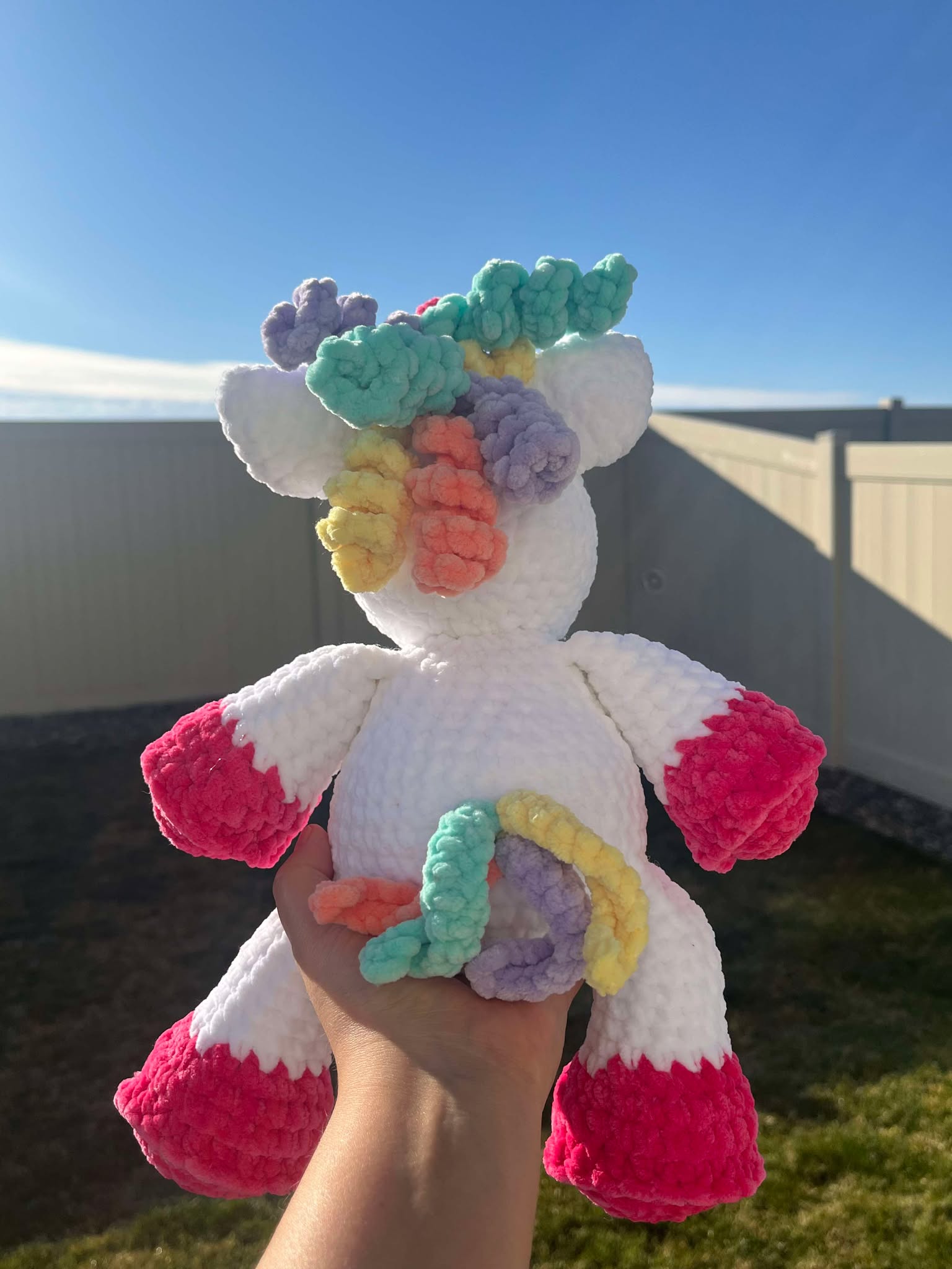 Vibrant Unicorn Plush