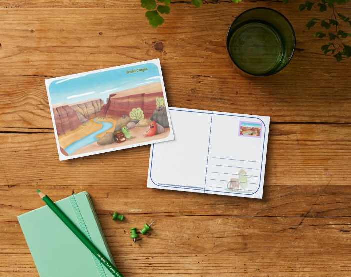 Book Themed Postcards 