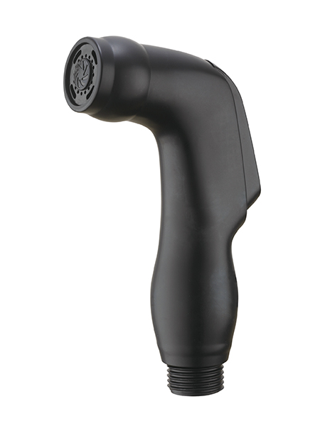 black shower spray
