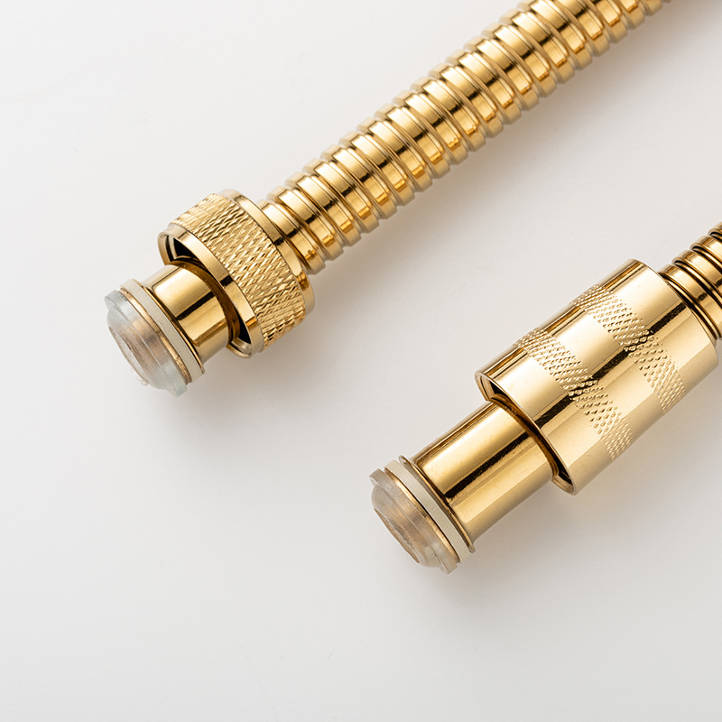 59 inch gold flexible hose 