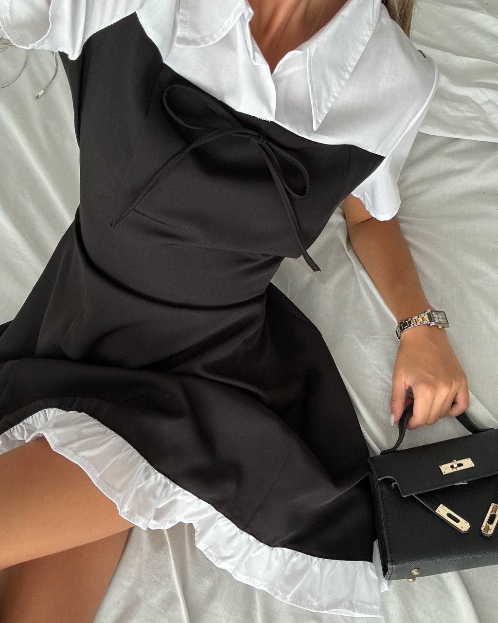 Juoda suknelė "Clara"