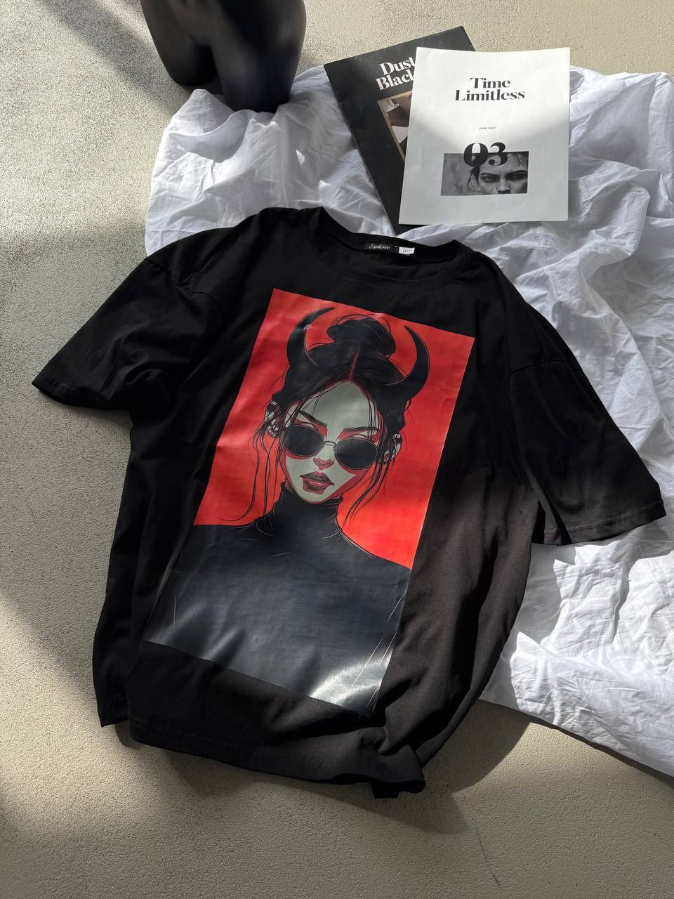 Juodi marškinėliai “Devil”