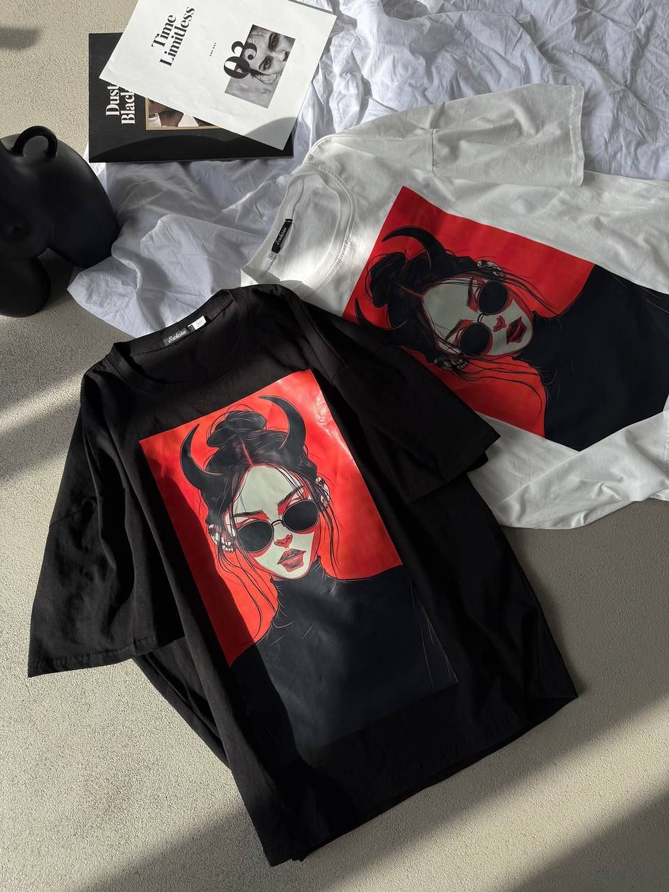 Juodi marškinėliai “Devil”