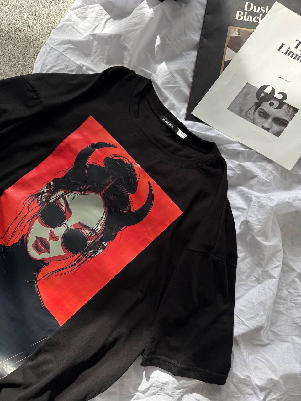 Juodi marškinėliai “Devil”