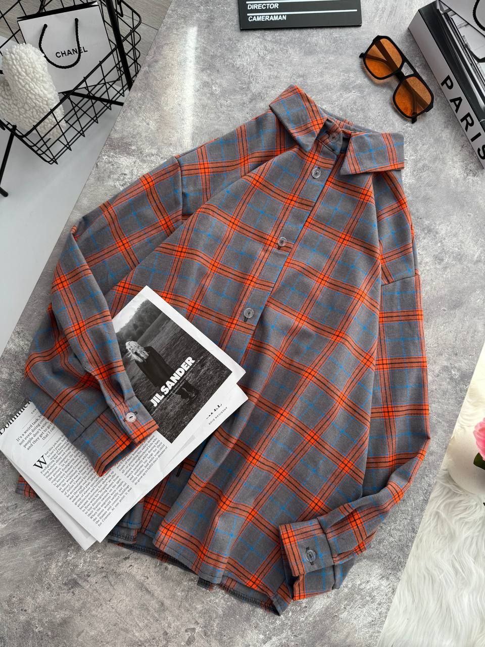 Flaneliniai marškiniai “All we need is love”