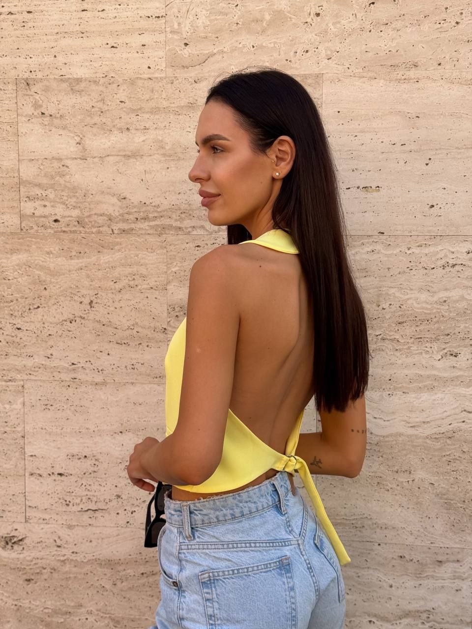 Rožinės spalvos liemenė