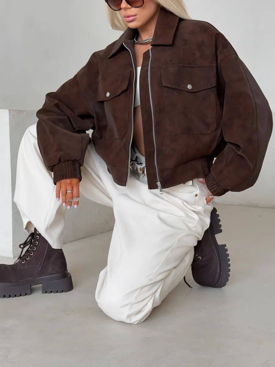 Oversize stiliaus striukė/bomberis