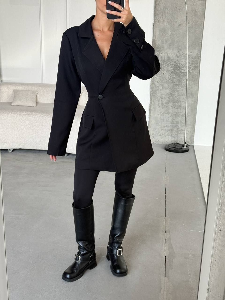 Ilgesnio modelio švarkas/suknelė