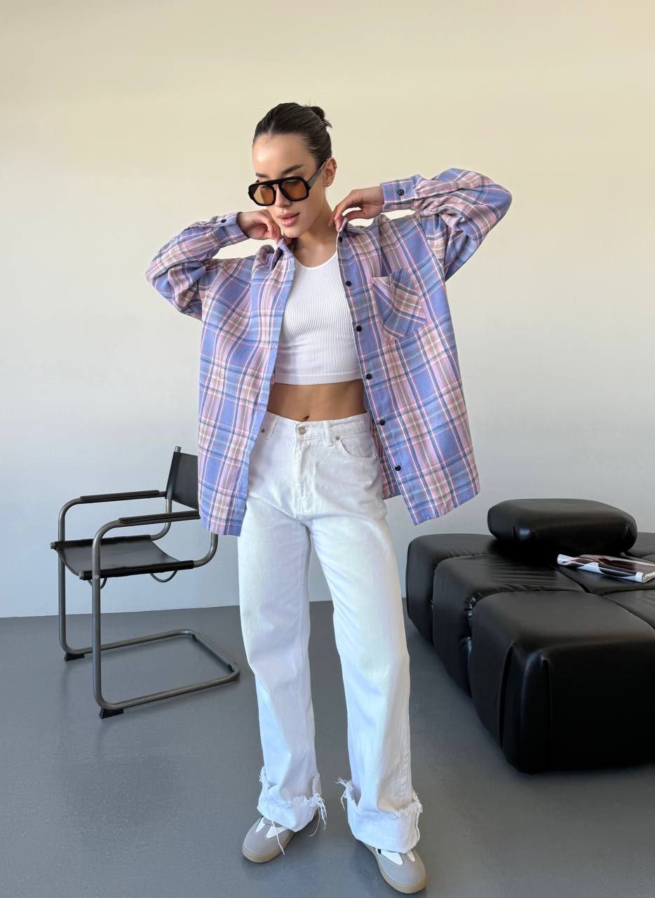 Flaneliniai marškiniai “Grape”