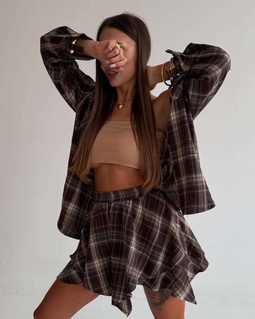 Languotas dviejų dalių kostiumėlis 