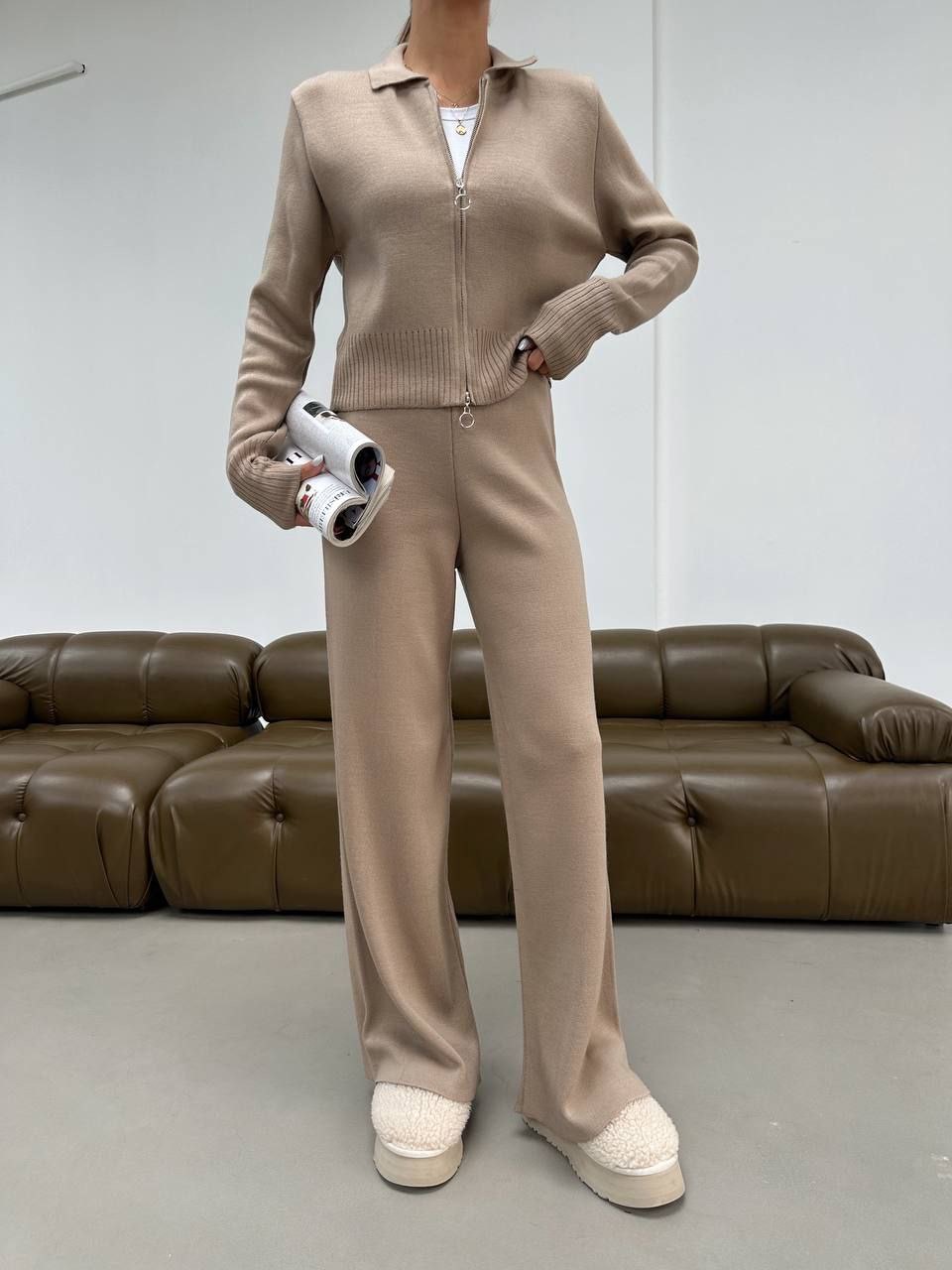 Laisvalaikio kostiumėlis su vilna “Navy”