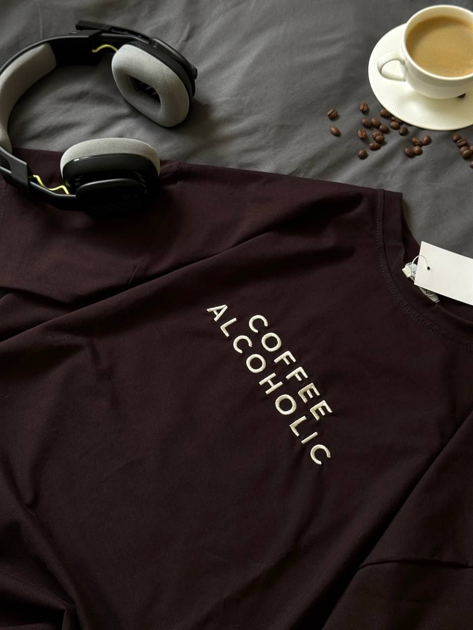 Marškinėliai “Coffee alcoholic”