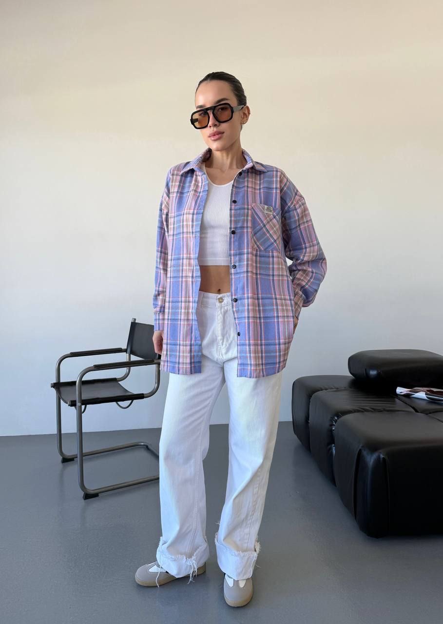 Flaneliniai marškiniai “Grape”