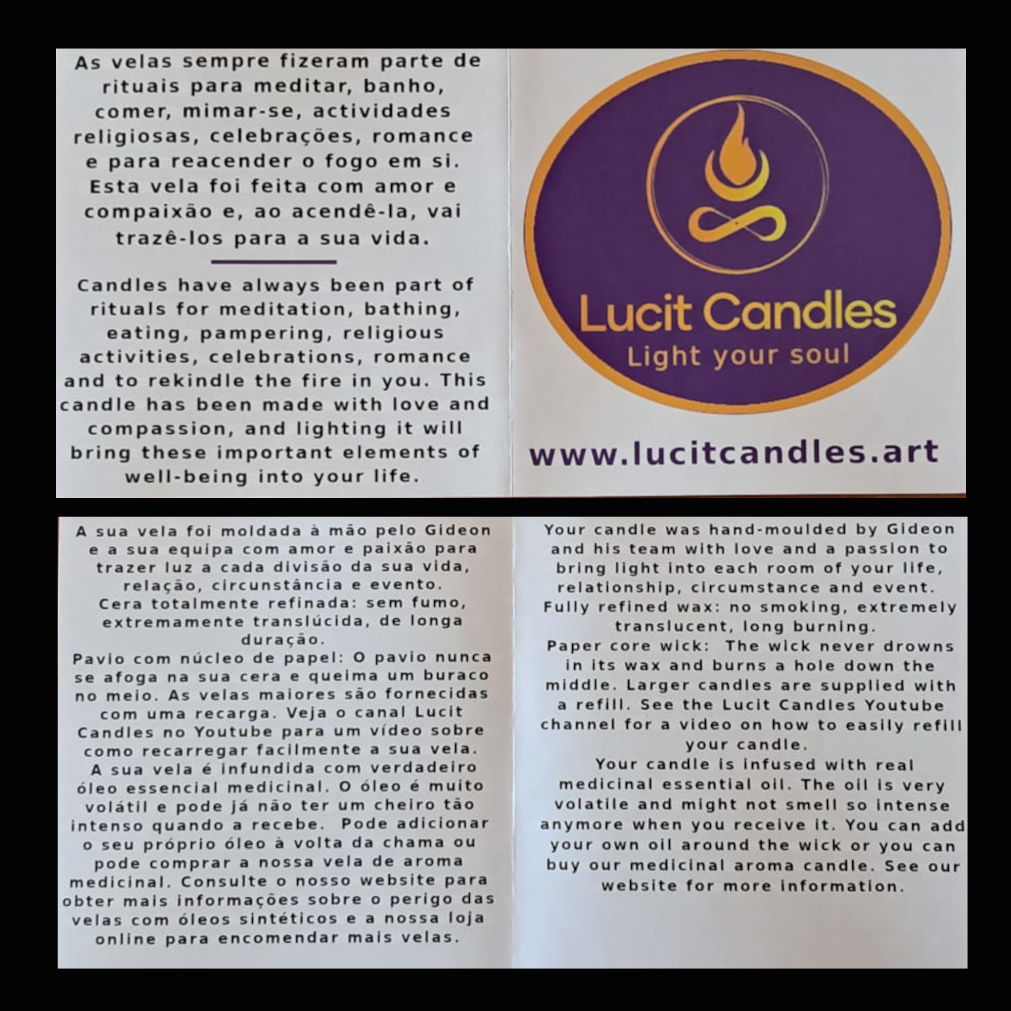 Gift box for A and B size candles
