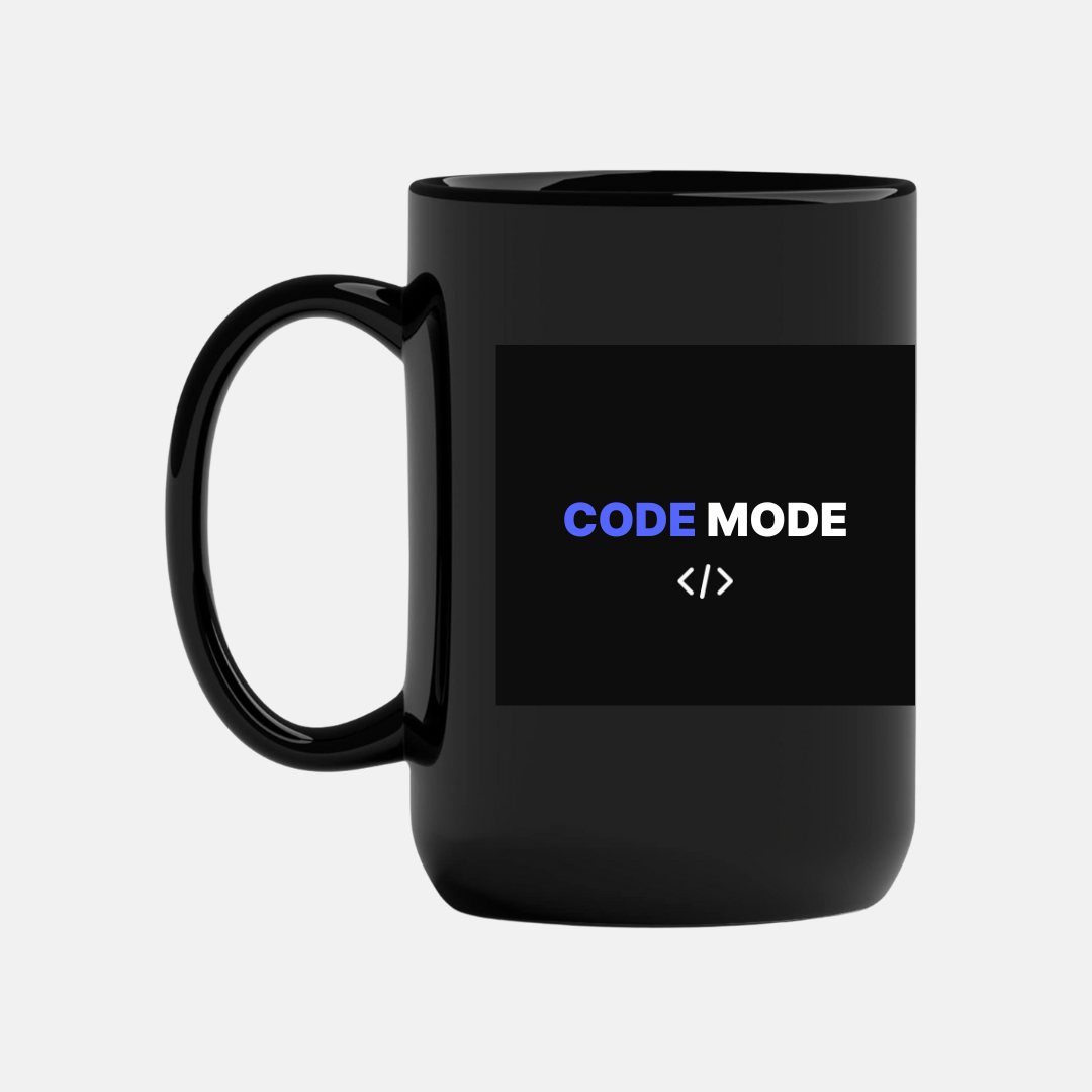 Black Code Mode Mug