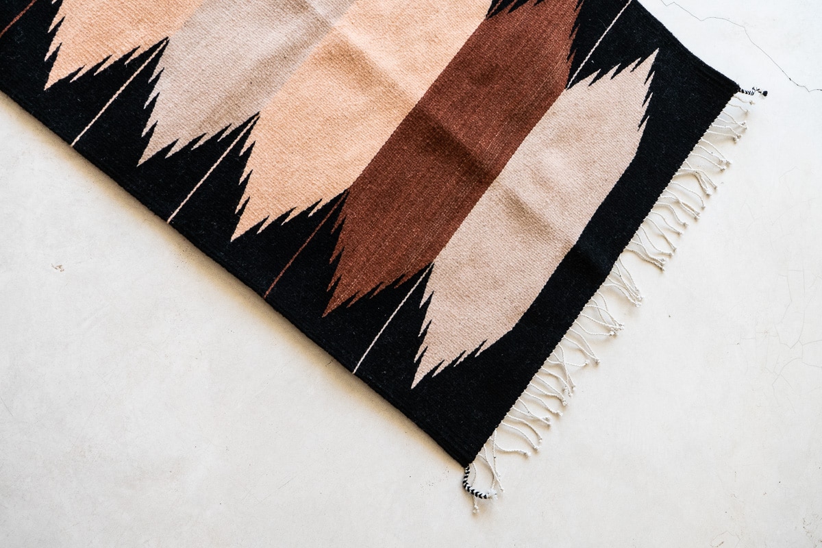 BUNDUQ Kilim | Black Essence with Rustic Hues