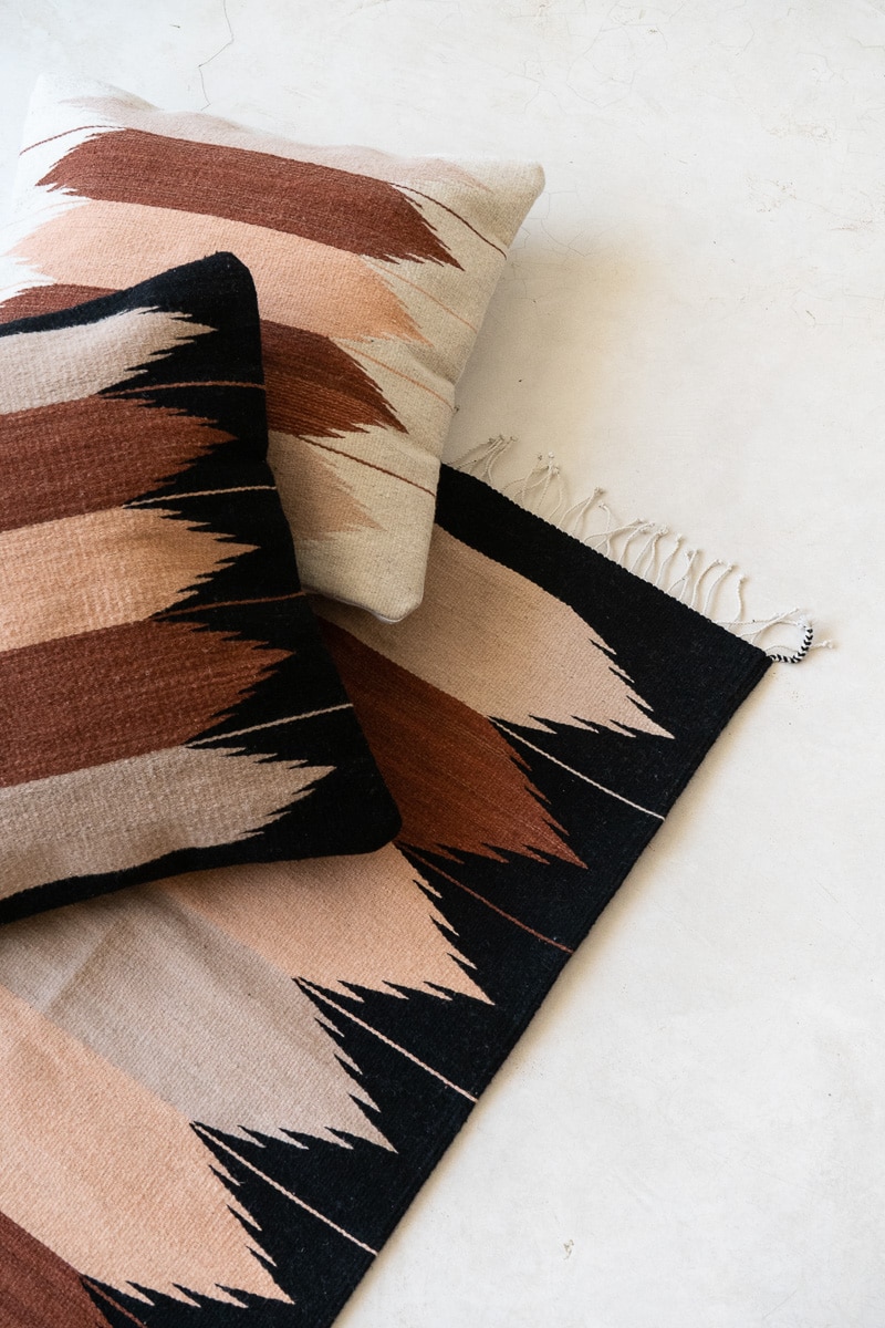 BUNDUQ Kilim | Black Essence with Rustic Hues