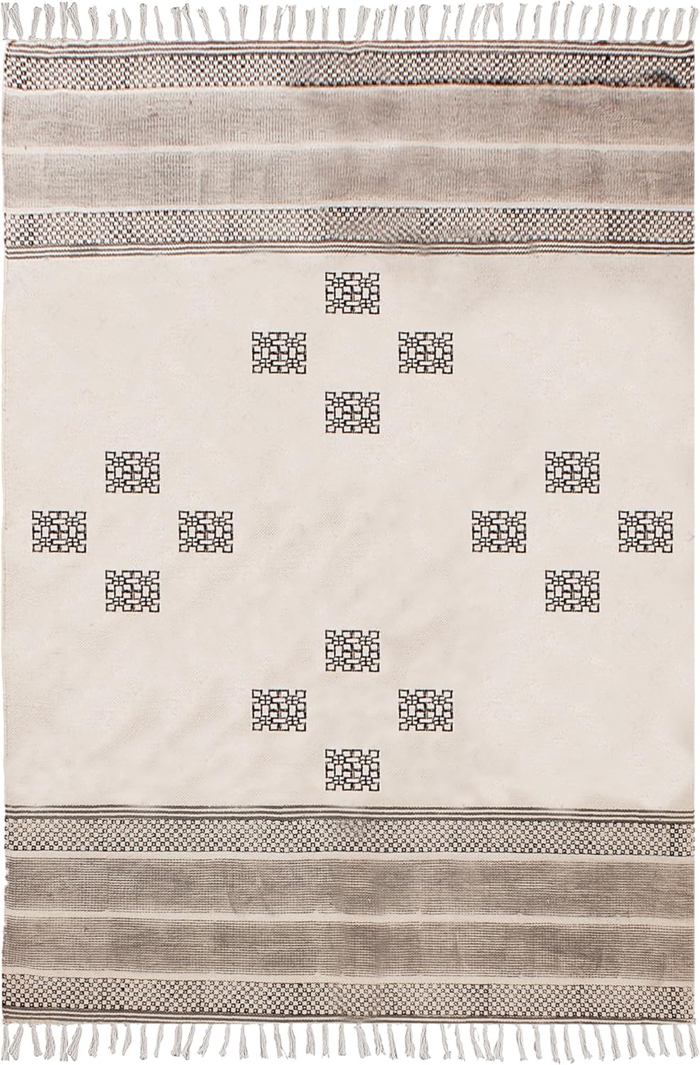 A Weave of Authenticity: Egyptian Wool Kilim Showcasing Art and Craftsmanship