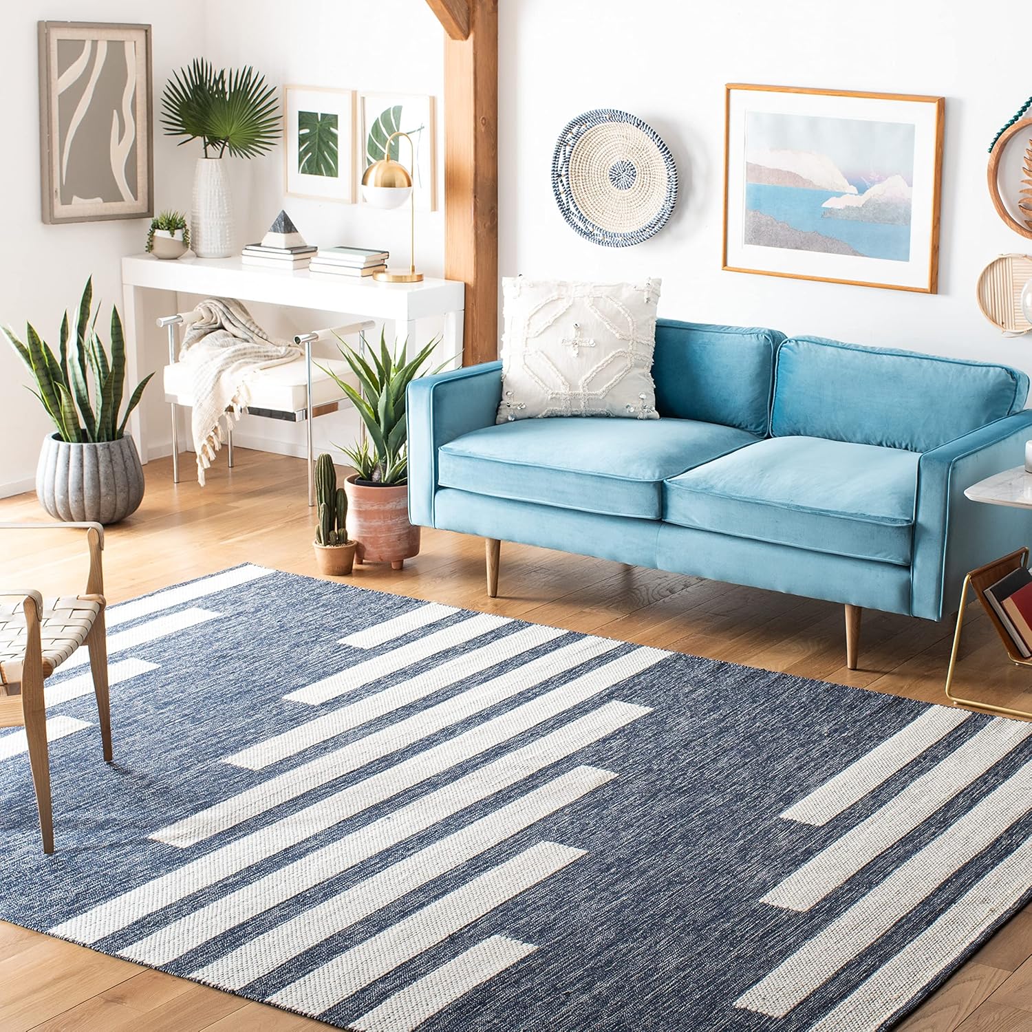 Egyptian Heritage at Your Fingertips | A Wool Kilim Weaving Stories of the Nile
