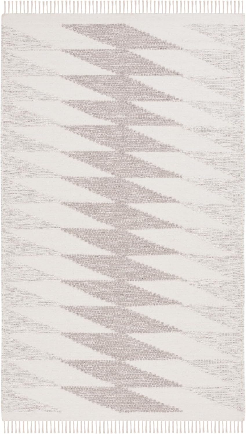 Egyptian Wool Kilim with Geometric Patterns: A Journey into the Past