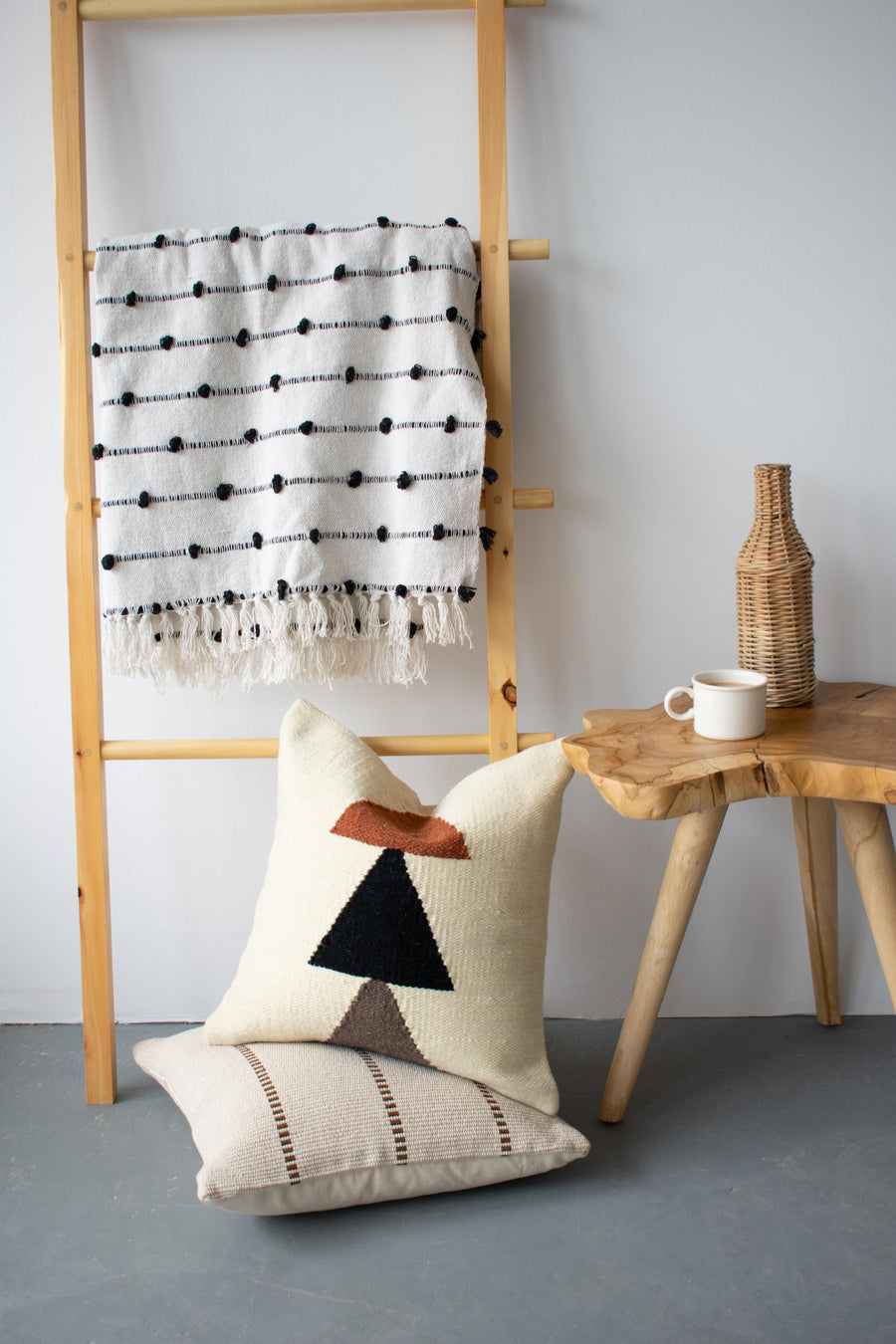 Nomad Essence Wool Cushion – A Cozy Touch of Tradition