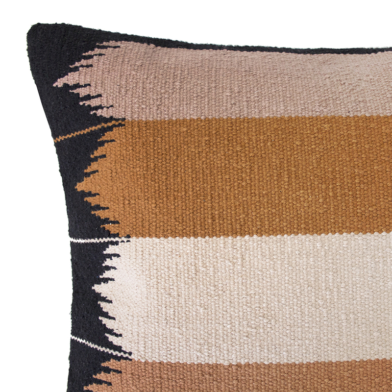Echoes of Mexico – Handwoven Wool Cushion