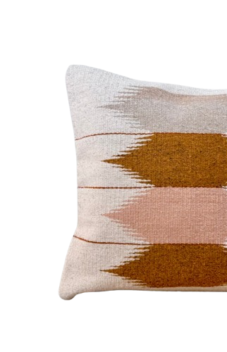 Echoes of Mexico – Handwoven Wool Cushion