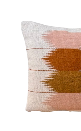 Echoes of Mexico – Handwoven Wool Cushion