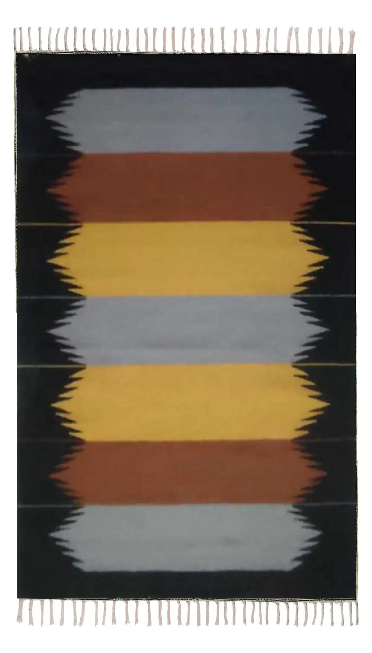 Desert Night Magic Rug Egyptian Wool Kilim Embodying the Beauty of Mystery and Allure