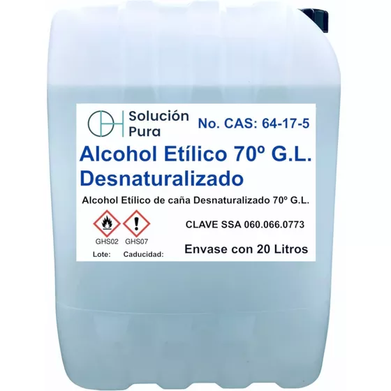 Alcohol Etílico Desnaturalizado al 70%
