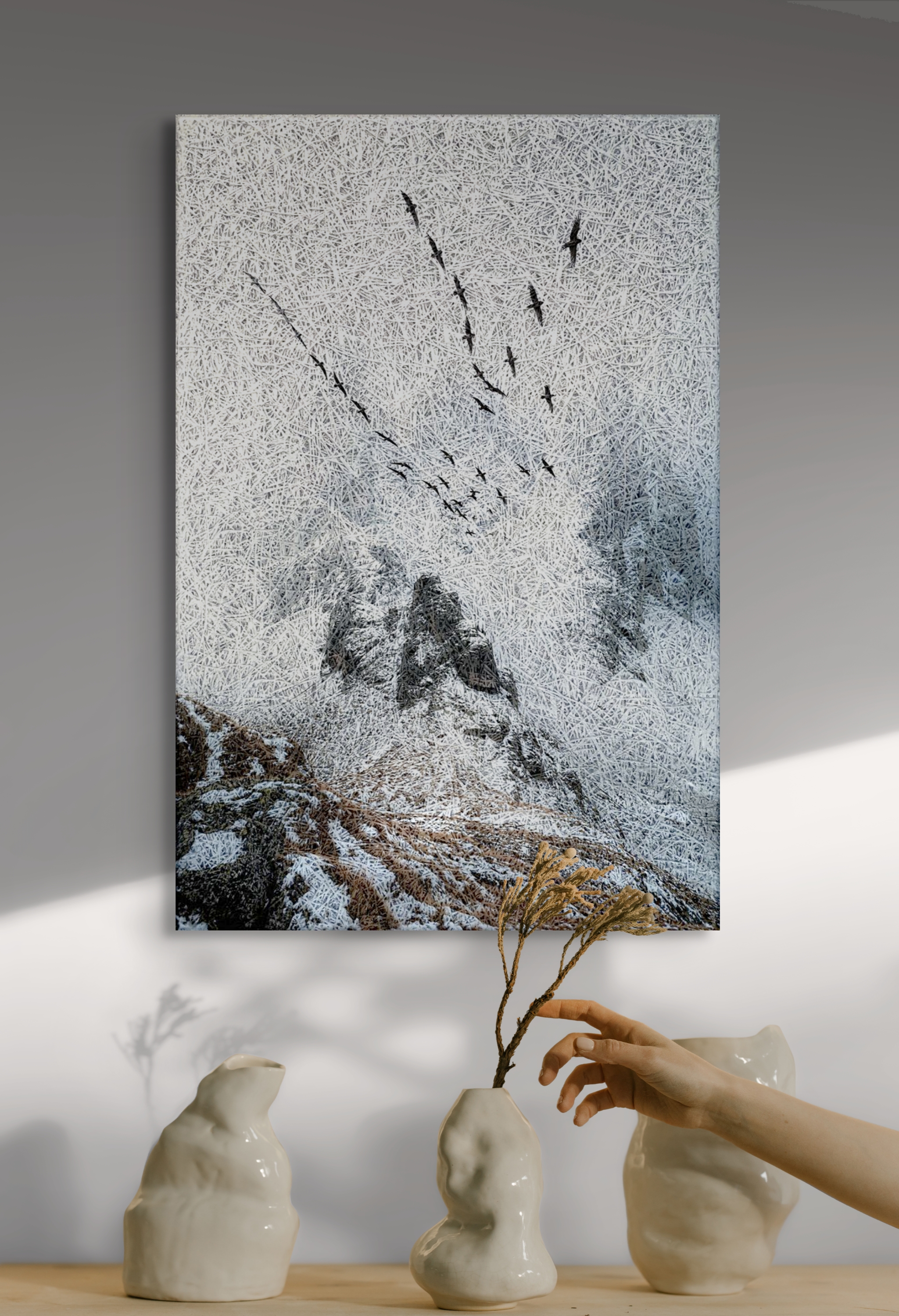 Soaring Peaks Acoustic Wall Panel