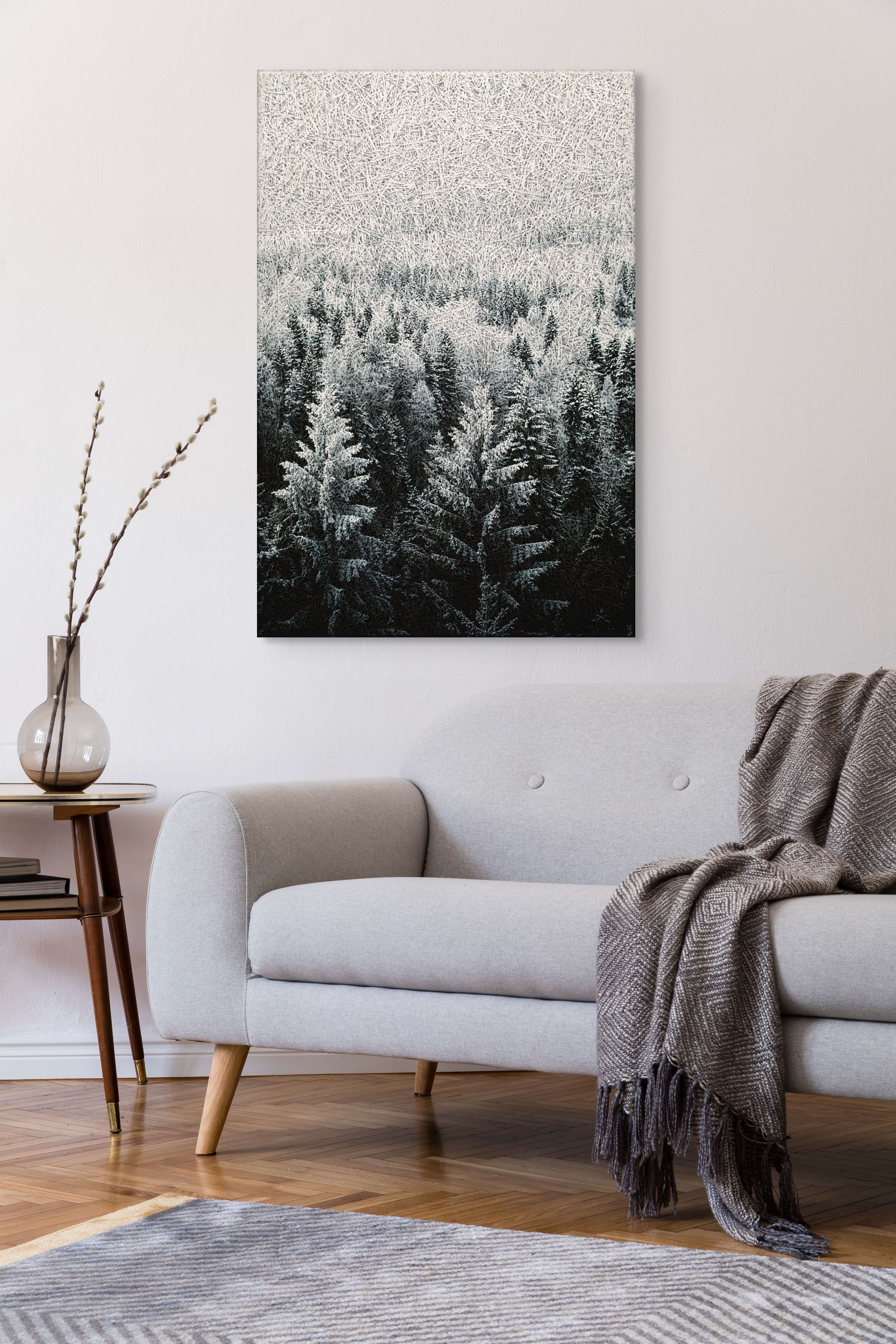 Winter Forest Acoustic Wall Panel