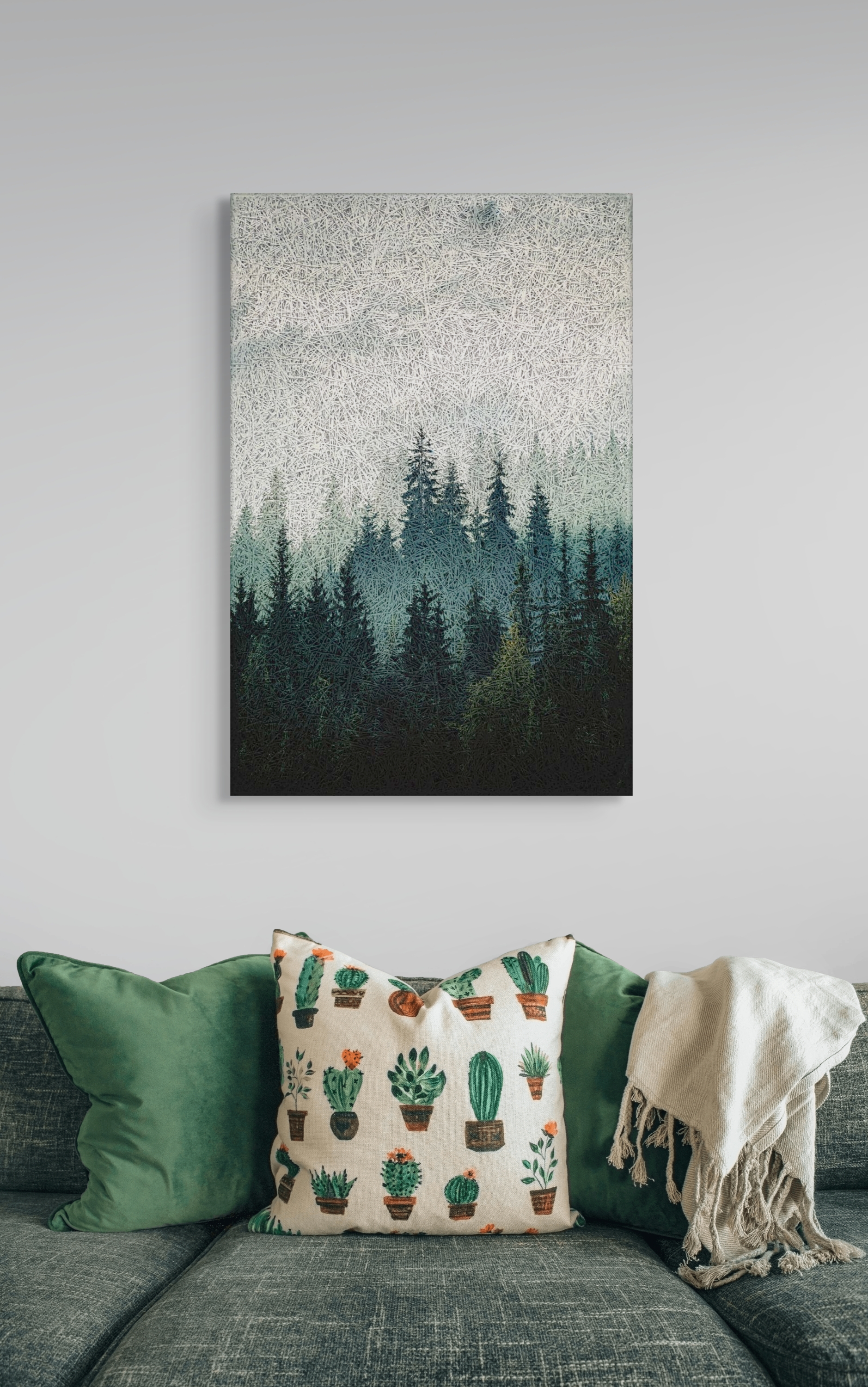 Gradient Forest Acoustic Wall Panel