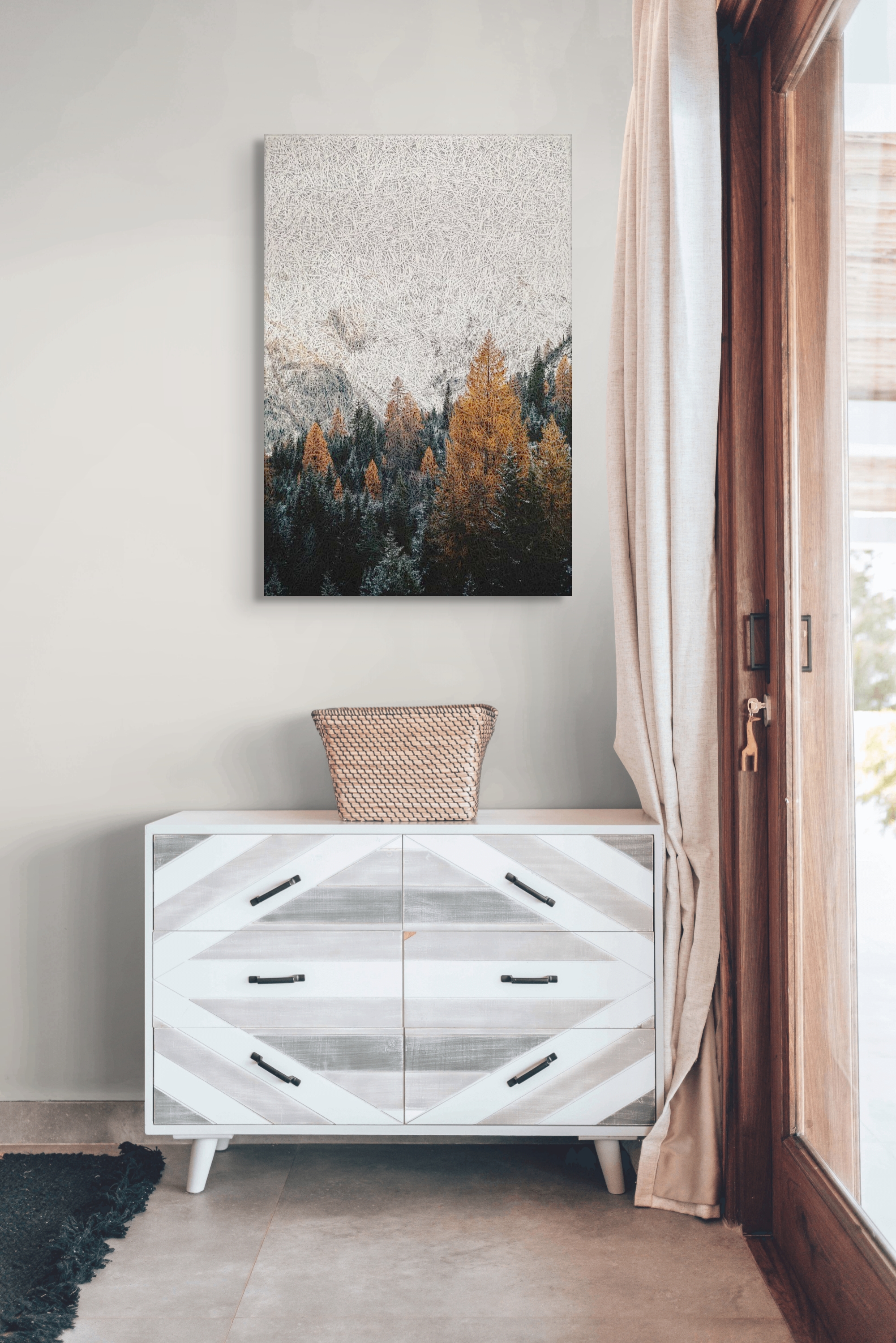 Autumn Forest Acoustic Wall Panel