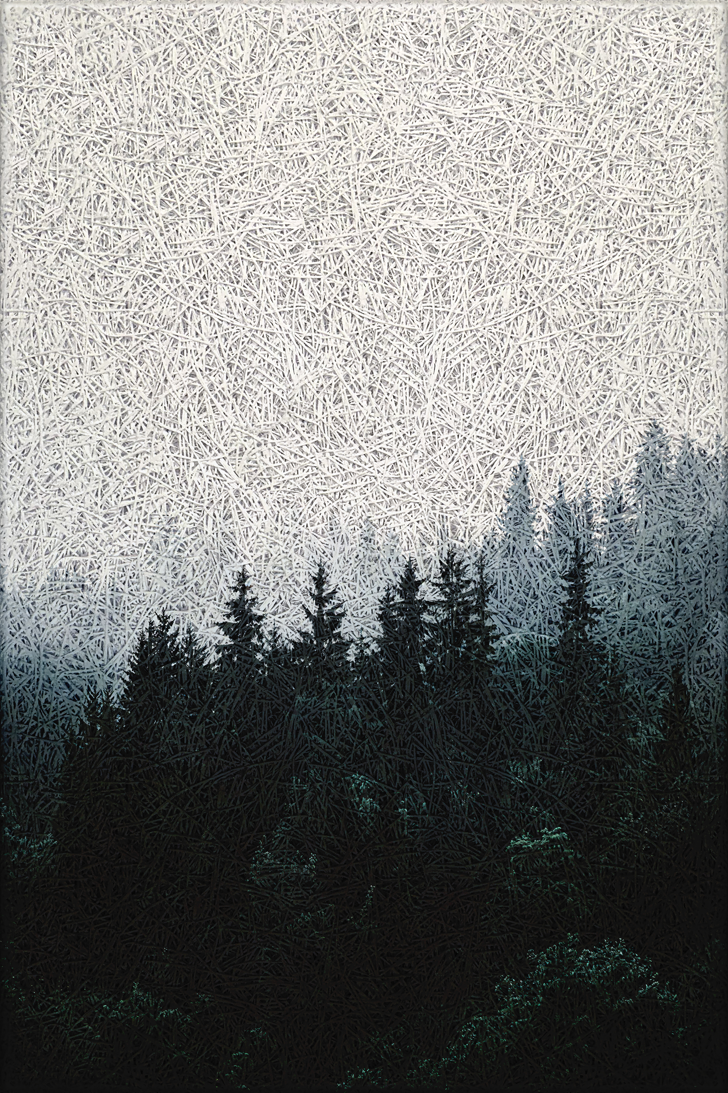 Mystic Shadow Forest Acoustic Wall Panel