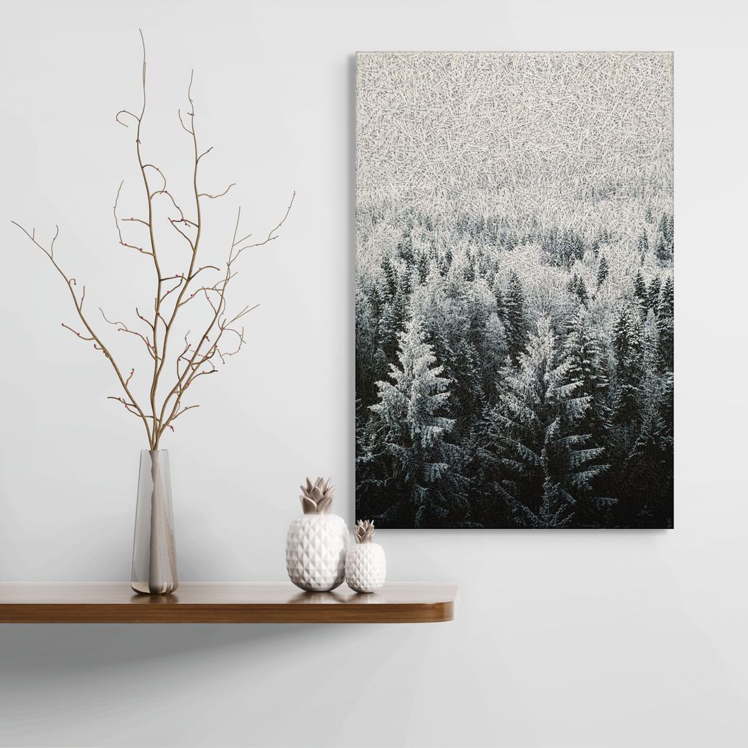 Winter Forest Acoustic Wall Panel