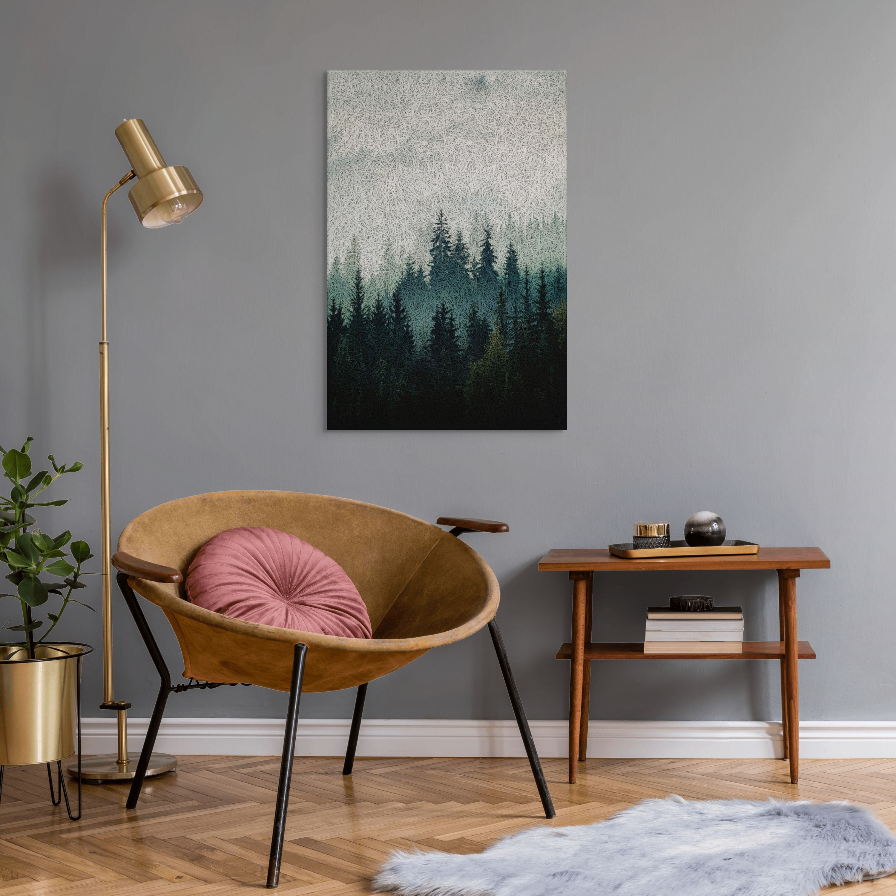 Gradient Forest Acoustic Wall Panel