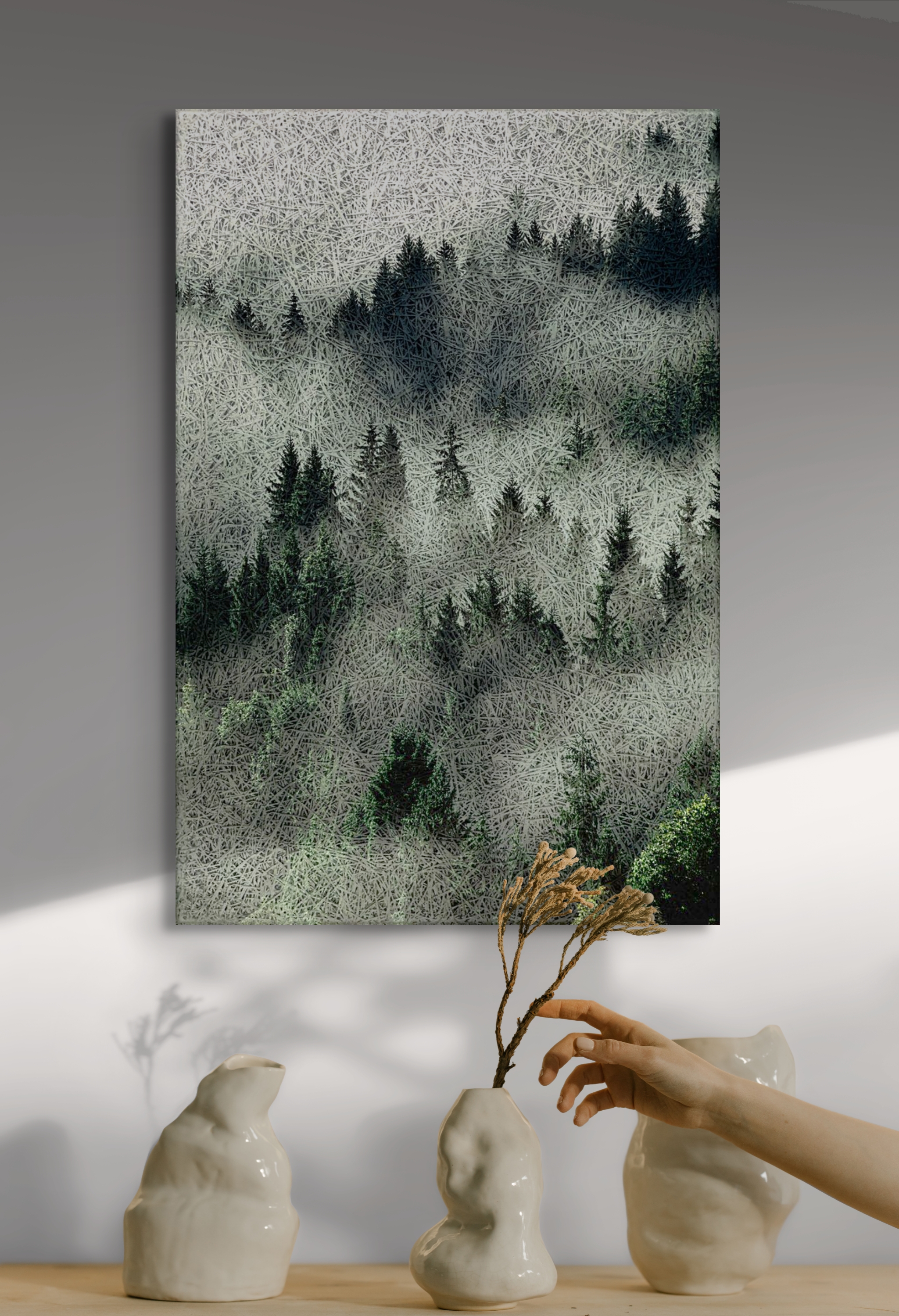 Misty Forest Acoustic Wall Panel